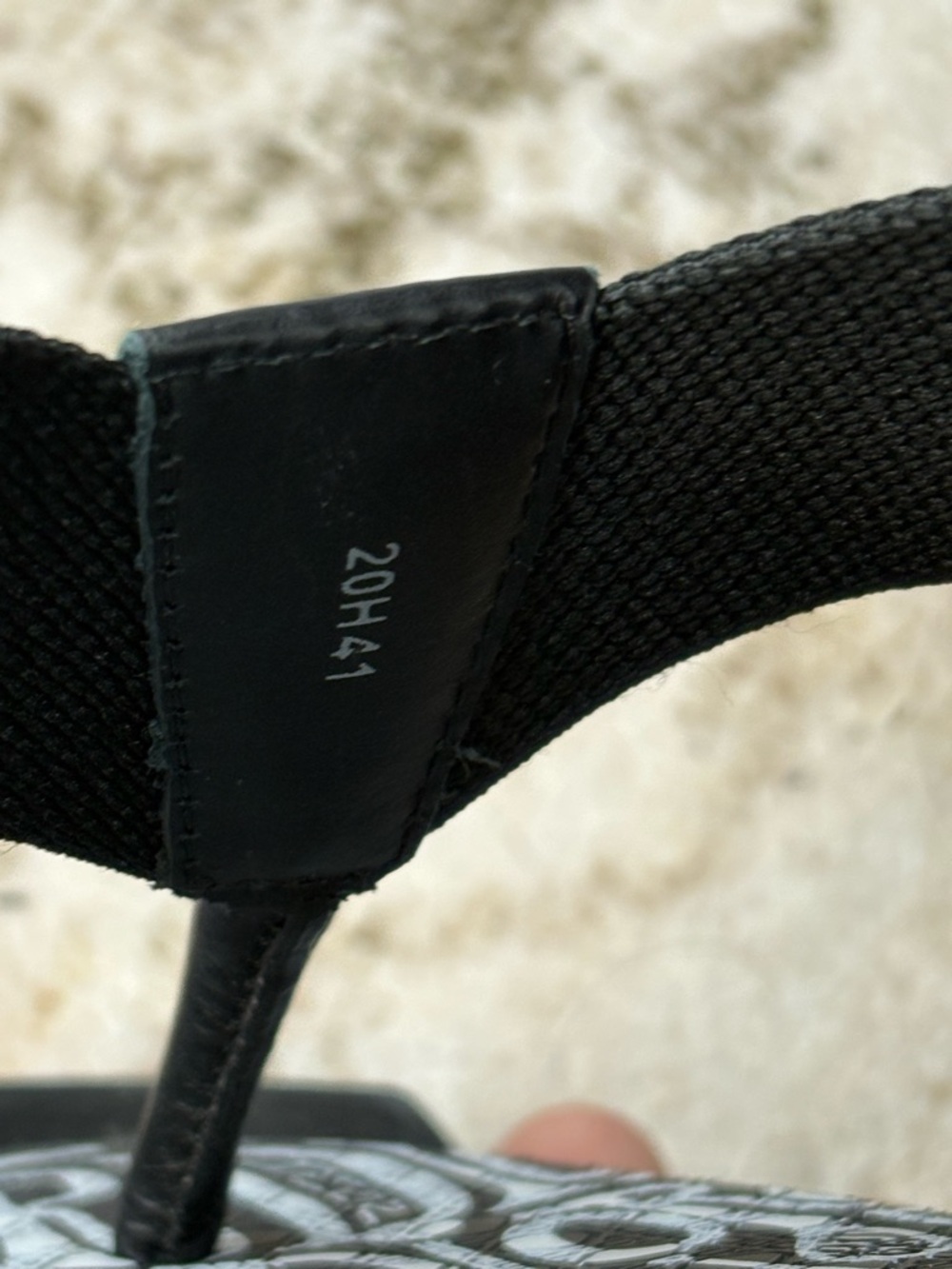 Size 41 - Dior x shawn stussy sandals 960 black / white - Picture 7 of 7